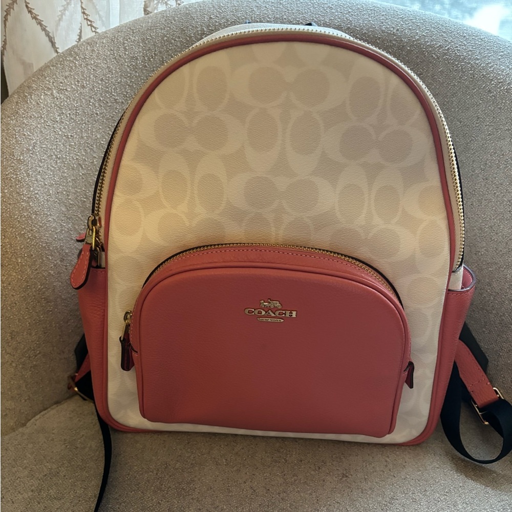 ❌SOLD❌ Coach Court Backpack In Signature Canvas